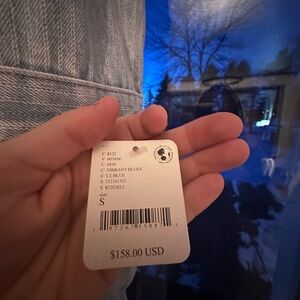 FP Movement by Free People Vibrant Blue Women Jeans Overalls